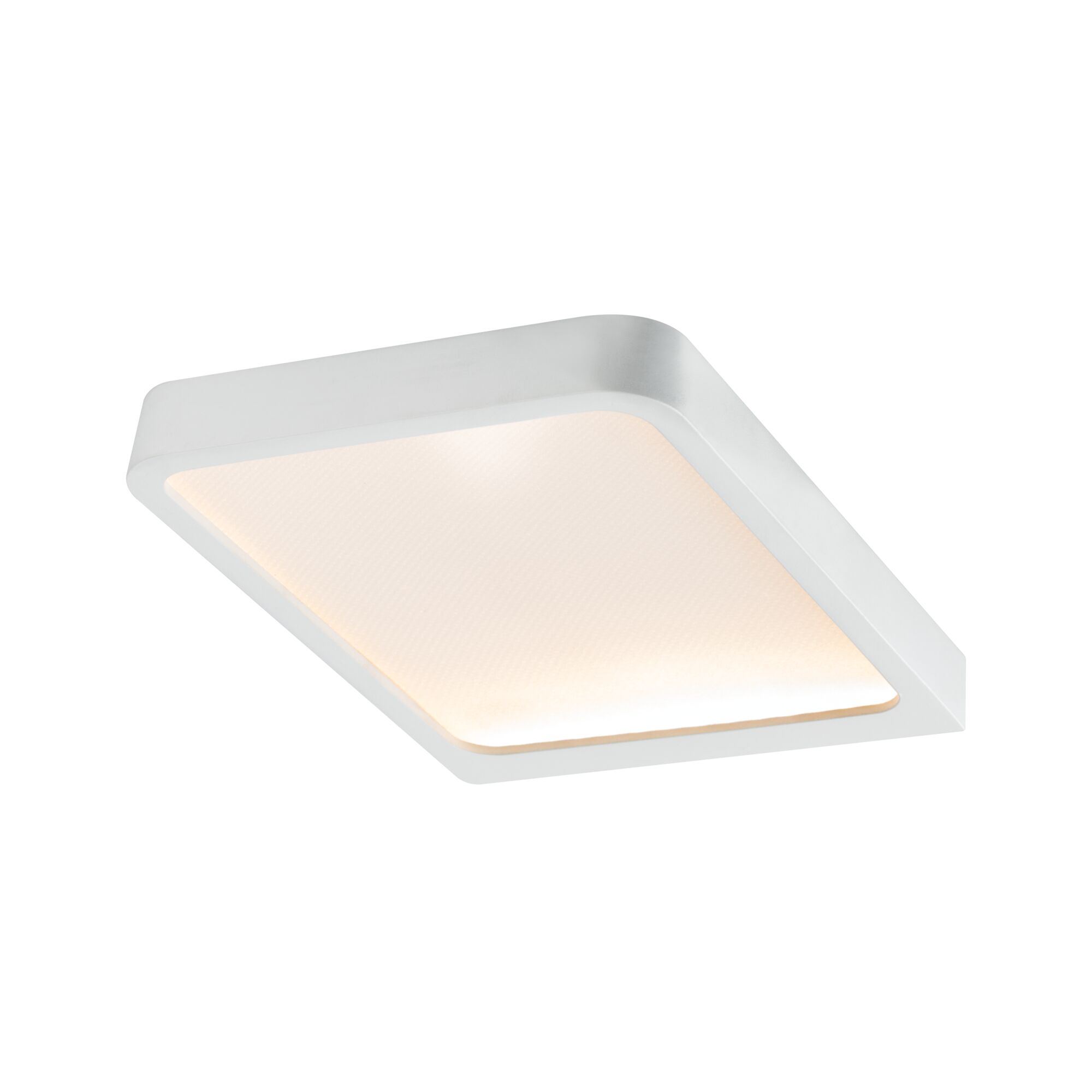 Modernes weißes LED-Deckenlicht mit rechteckigem Design und warmweißem Licht für Wohnräume