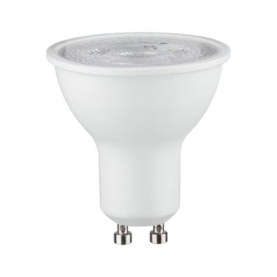 Lampe LED réflecteur blanche avec base GU10 en plastique pour éclairage économique