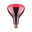 Incandescent lamp Infrared E27 230V 110lm 250W 1000K dimmable Red