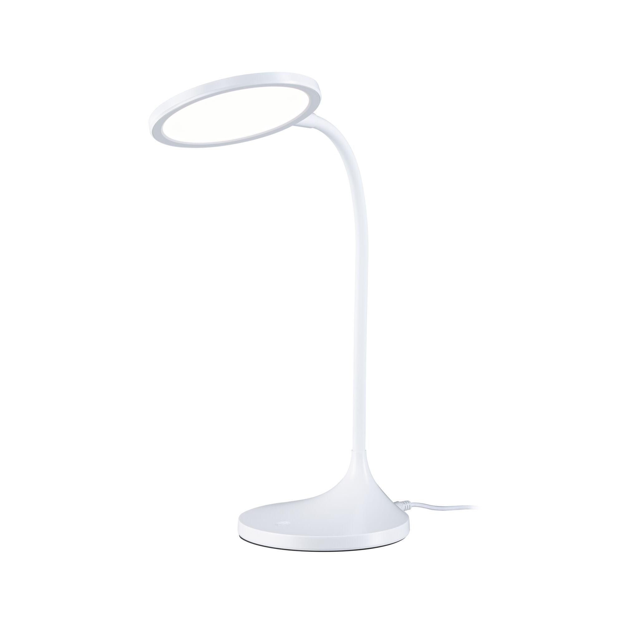 LED Desk light Mejan 4000K 1200lm 15W Matt white White LED desk lamp with flexible neck and touch control for modern lighting solutions