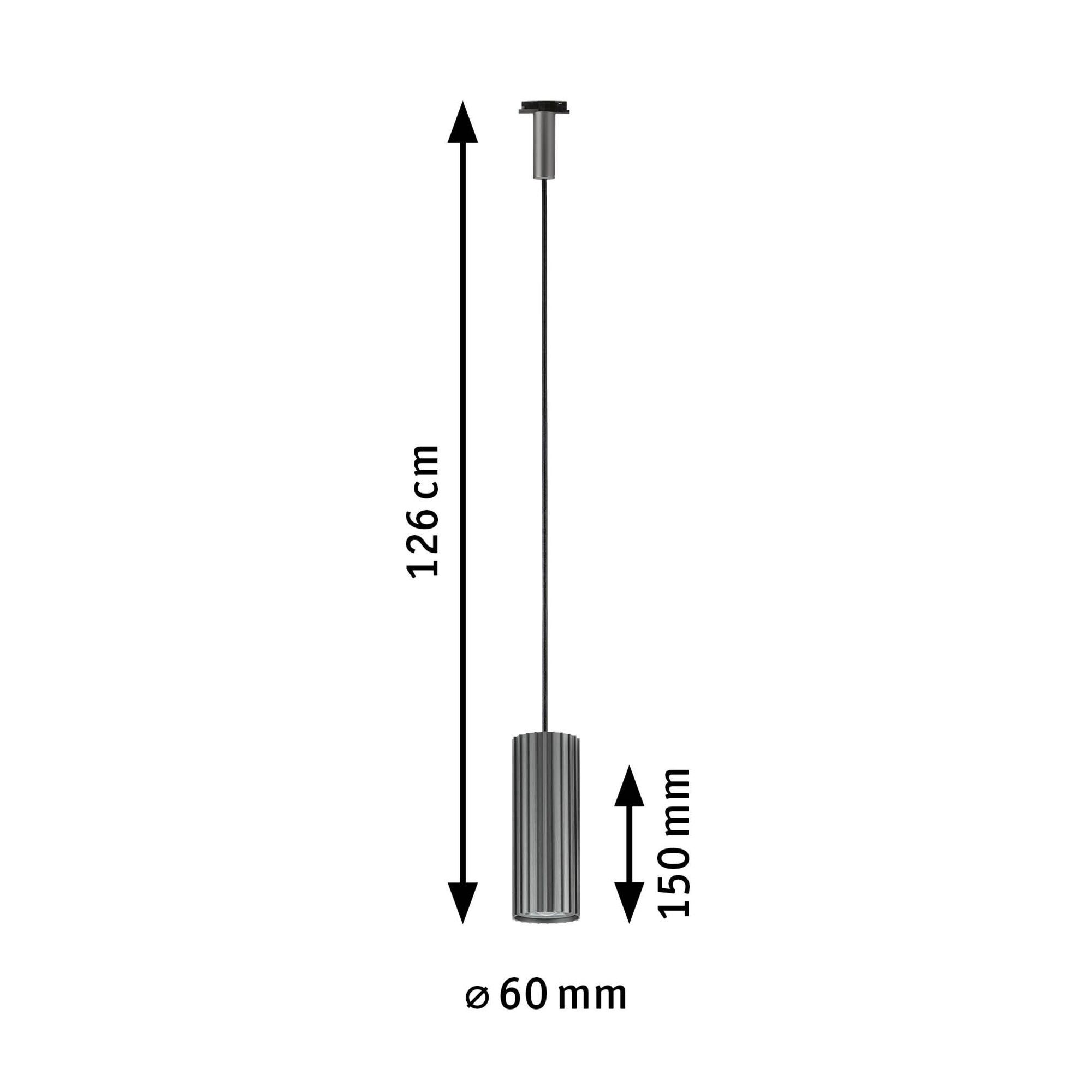 URail Pendel Lirena GU10 max. 10W 230V Titanium