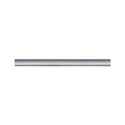 Long slim aluminum wall light in silver for modern LED lighting solutions.