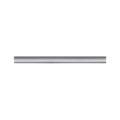 Long silver aluminum LED recessed ceiling light strip for modern indoor lighting