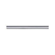 Long silver aluminum LED recessed ceiling light strip for modern indoor lighting