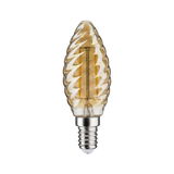 Amberkleurige spiraal LED-lamp met E14-fitting voor decoratieve verlichting