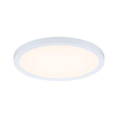 Runde weiße LED-Deckenleuchte mit warmweißem Licht für moderne Innenräume und energiesparende Beleuchtung