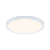 Round white LED ceiling light with warm white glow for modern interiors and energy-efficient lighting