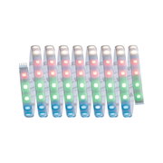 Bande LED colorée avec bandes en plastique transparent flexibles pour éclairage décoratif