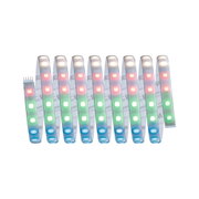 Colourful LED strip with flexible transparent plastic bands for decorative lighting use