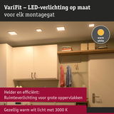 Warmwitte LED-plafondlampen voor heldere, efficiënte verlichting van grote ruimtes in modern interieur