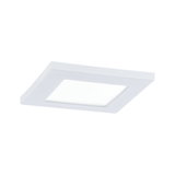 Vierkante witte LED-plafondlamp van kunststof met verblindingsvrije diffuser voor moderne interieurs