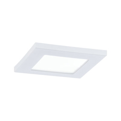Vierkante witte LED-plafondlamp van kunststof met verblindingsvrije diffuser voor moderne interieurs