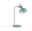 Table luminaire Juna E14 max. 20W Soft green, Copper, Wood Metal/Wood Desk lamp in matte mint green metal with wooden handle and copper details for elegant lighting