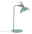 Table luminaire Juna E14 max. 20W Soft green, Copper, Wood Metal/Wood Desk lamp in matte mint green metal with wooden handle and copper details for elegant lighting