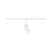 Modern white metal LED track spotlight for flexible indoor lighting solutions