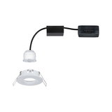 Spot encastré LED blanc avec câble noir et driver pour éclairage intérieur économe en énergie