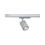 Moderner grauer LED-Strahler aus Metall für Schienensysteme, energiesparende Innenbeleuchtung