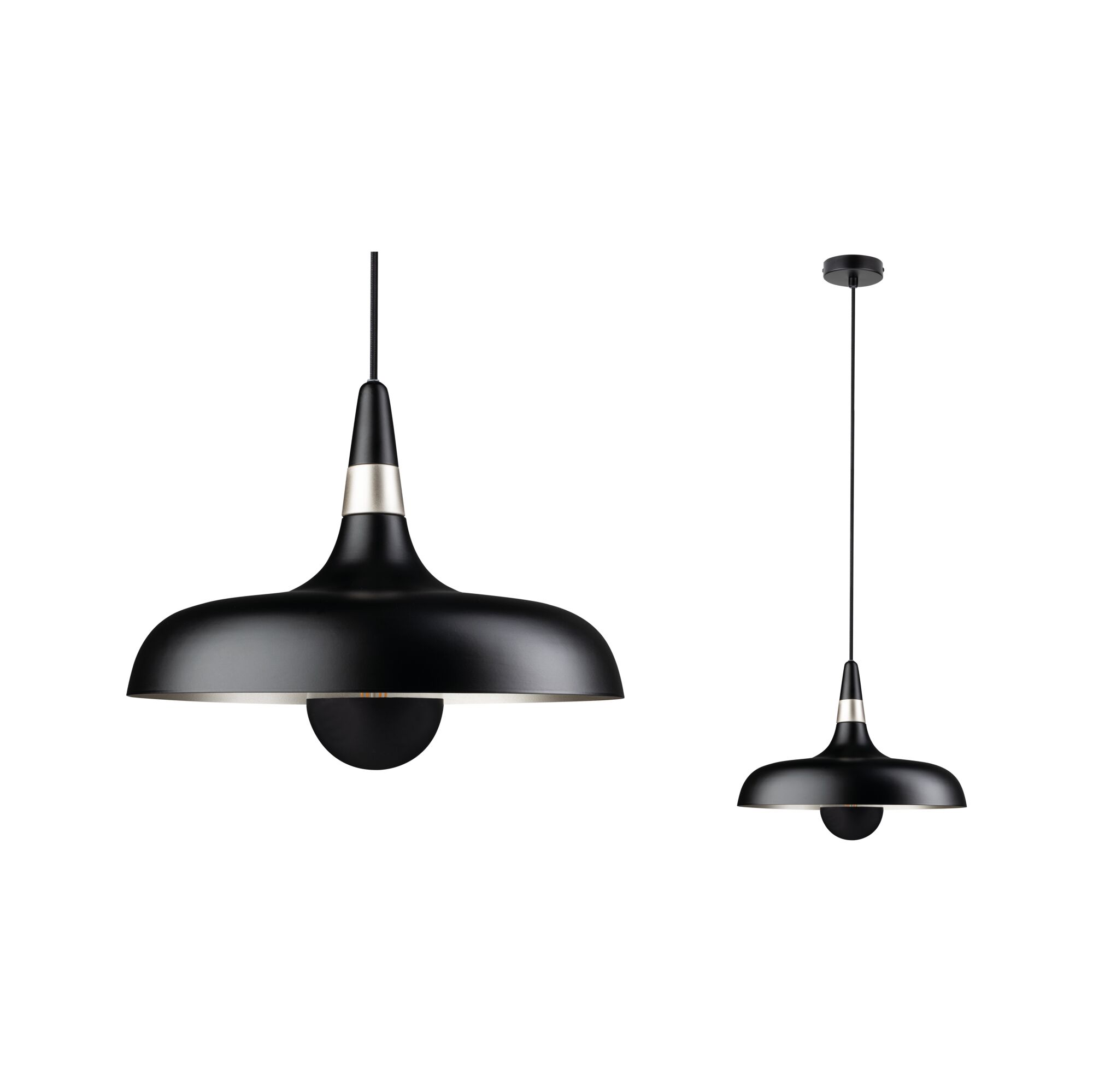 Paulmann "Neordic Pendelleuchte Juna E27 max. 20W Champagner/Schwarz matt d günstig online kaufen