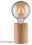 Neordic Lampa stołowa Talin Neordic E27 max. 20W Drewno Drewno Table lamp with wooden base and large bulb emitting warm light for cozy lighting