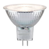 Ampoule LED réflecteur en verre transparent avec deux broches métalliques, solution d'éclairage économique