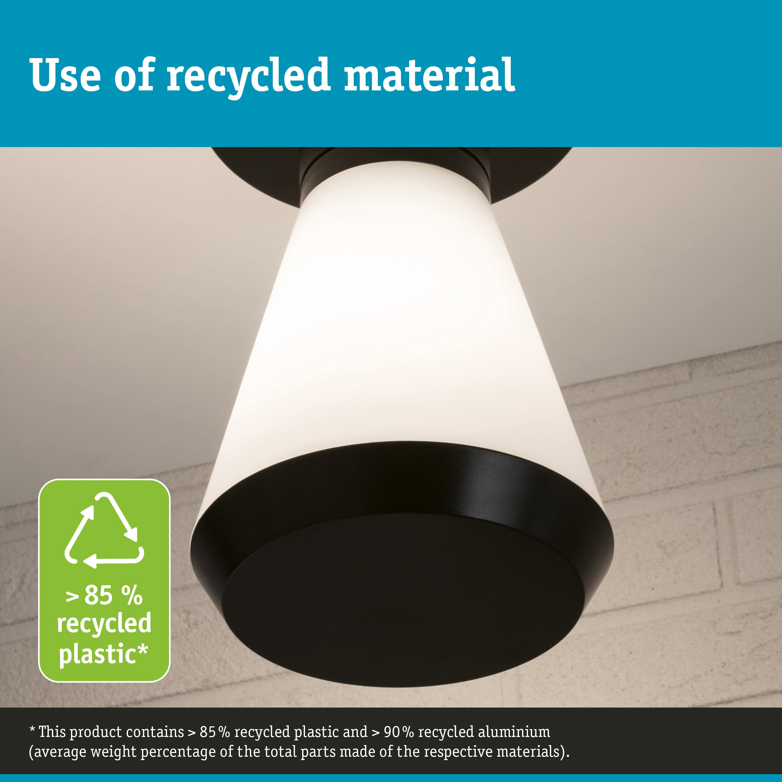 ModuShine Shade Varino IP44 round Anthracite/White