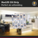 MaxLED 250 Strip warmwit LED-lichtstrip perfect als uitbreiding van woonverlichting