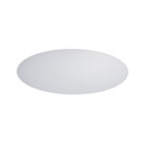 Runde weiße Deckenleuchte aus Kunststoff für modernes LED-Raumlicht