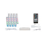 RGBW LED-strip met witte voeding en afstandsbediening voor kleurrijke lichtregeling