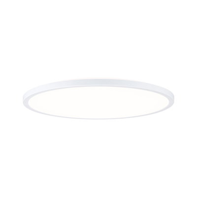Rund hvid LED-loftslampe i plastik med energibesparende belysning til opholdsrum