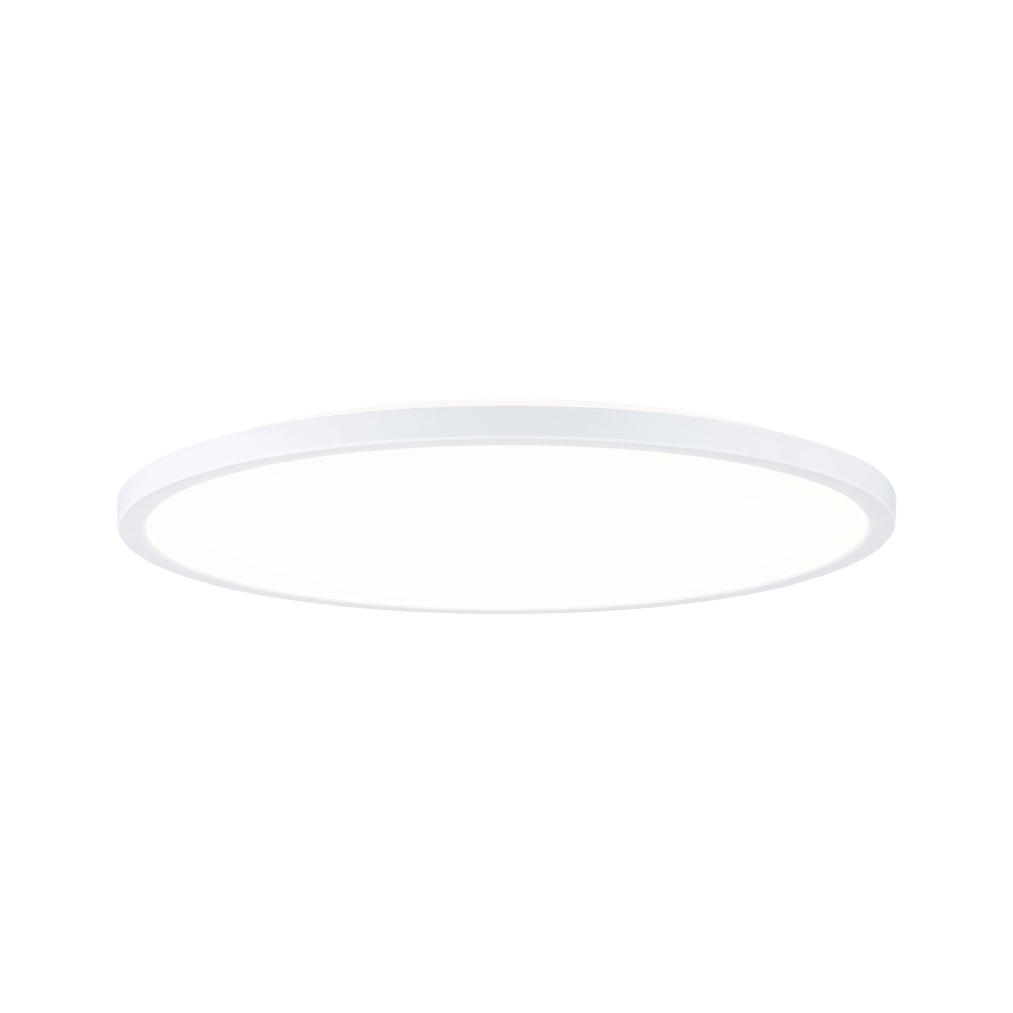 LED Panel Atria Shine rund 400mm 32W / 3W 2700lm / 0lm 3000K Weiß Runde weiße LED-Deckenleuchte aus Kunststoff mit energiesparender Beleuchtung für Wohnräume