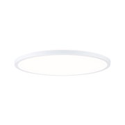 Plafonnier LED rond blanc en plastique avec éclairage économique pour espaces de vie