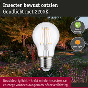 Filament 230 V LED-gloeilamp E27 insectvriendelijk 420lm 4,3W 2200K Helder