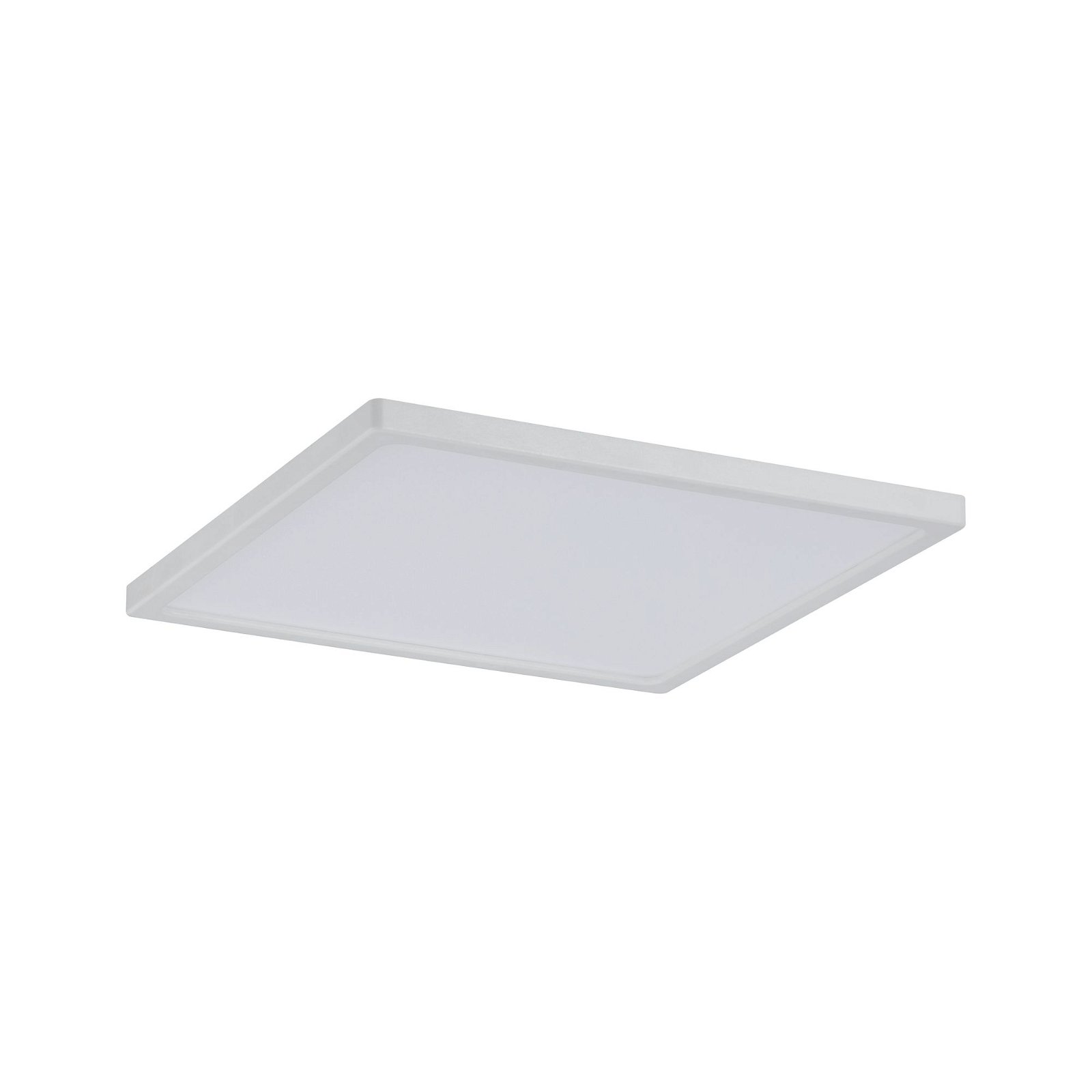 LED Recessed panel Areo IP44 square 180x180mm 12W 930lm 3000K Matt white dimmable