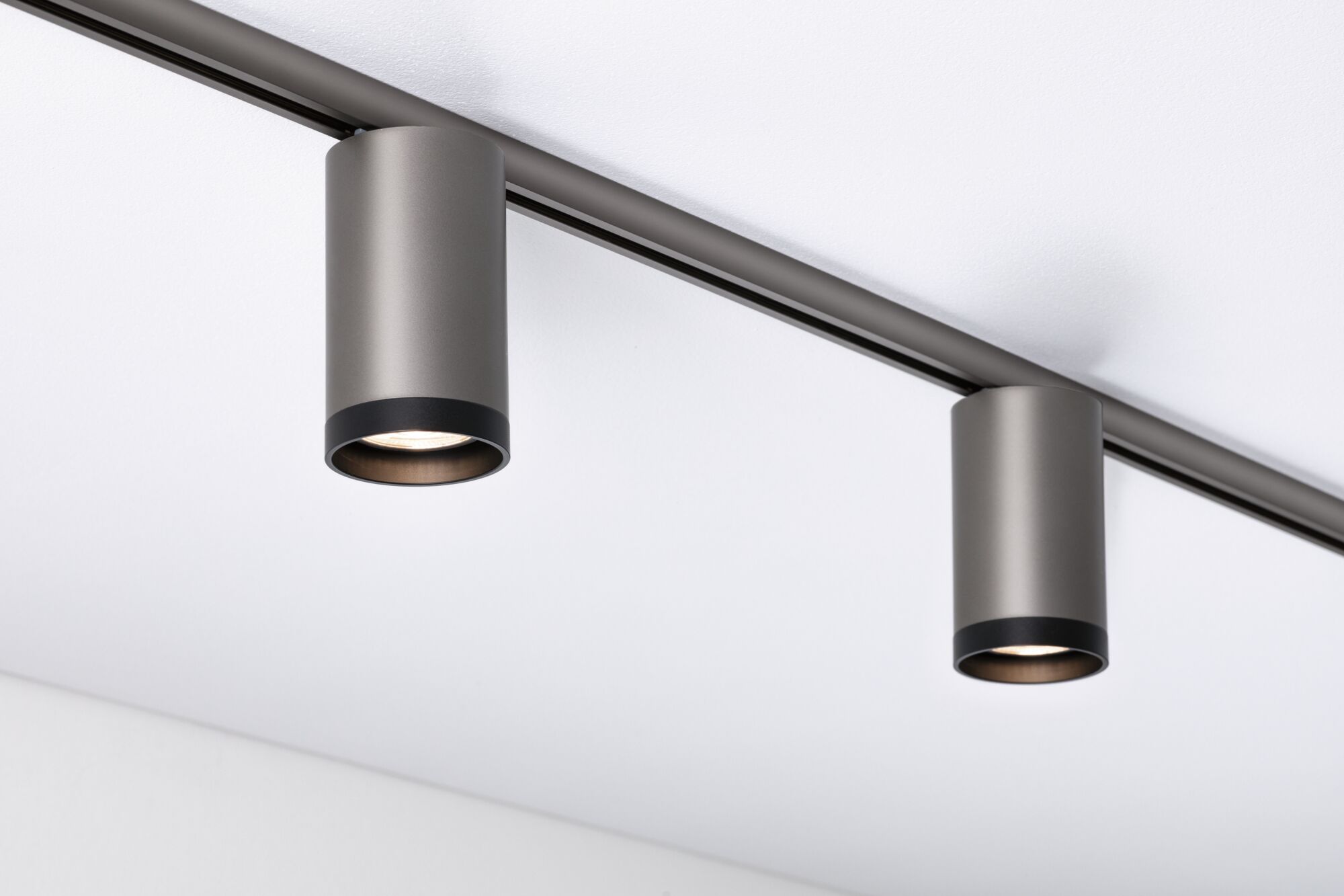URail Schienenspot Tube GU10 max. 10W dimmbar 230V Titanium