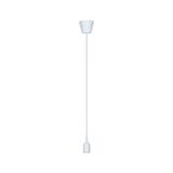 Weißes Pendel-Lampenkabel aus Kunststoff für moderne LED-Hängeleuchten mit minimalistischer Optik