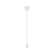 Câble de suspension blanc en plastique pour lampes LED modernes au design minimaliste
