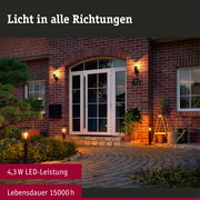 Filament 230V LED Birne E27 insektenfreundlich 420lm 4,3W 2200K Klar