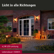 Filament 230V LED Birne E27 insektenfreundlich 420lm 4,3W 2200K Klar