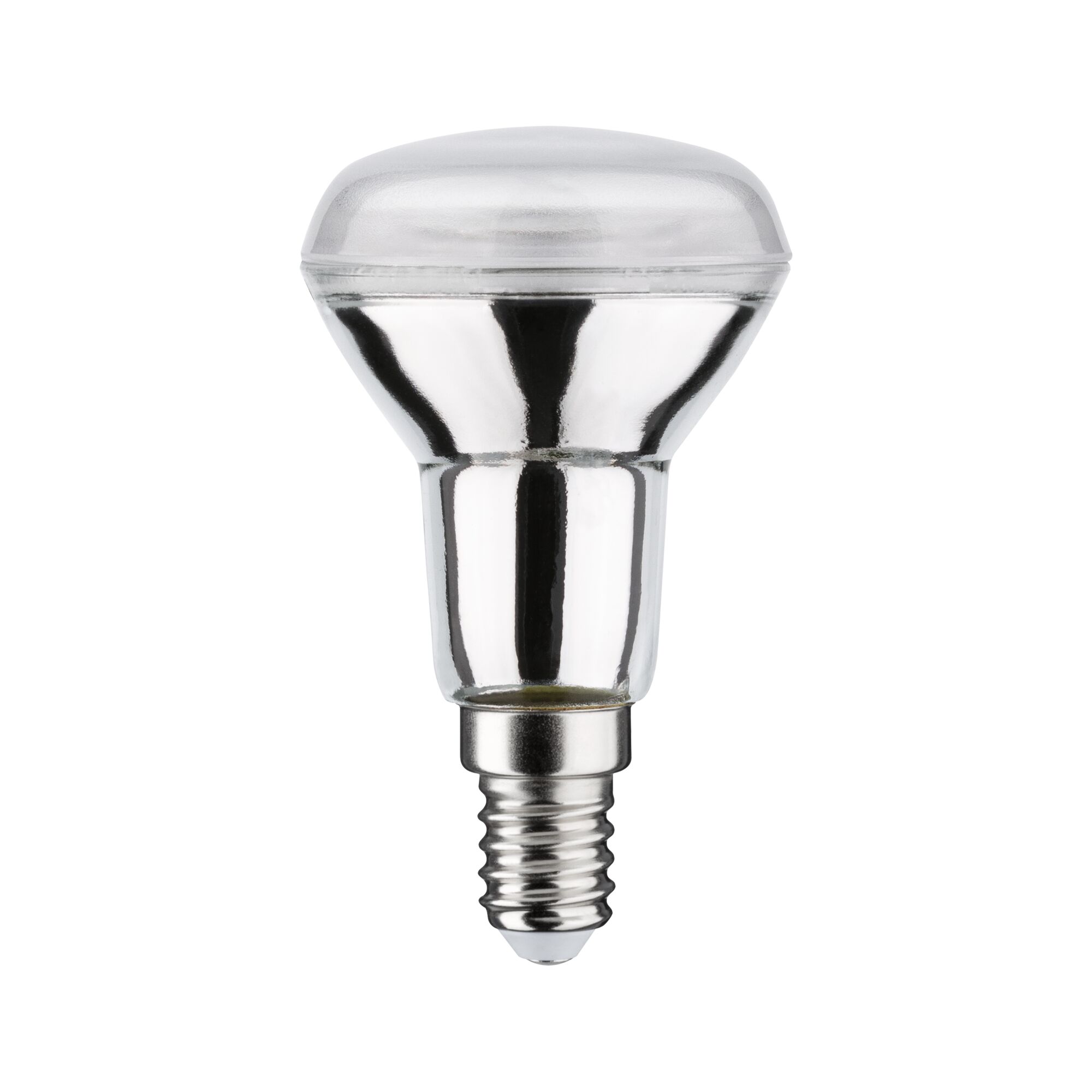 Standaard 230 V LED-reflector R50 E14 Set van 1 450lm 5W 4000K Zilver Reflectorlamp met E14-fitting van helder glas en zilveren coating voor gerichte verlichting