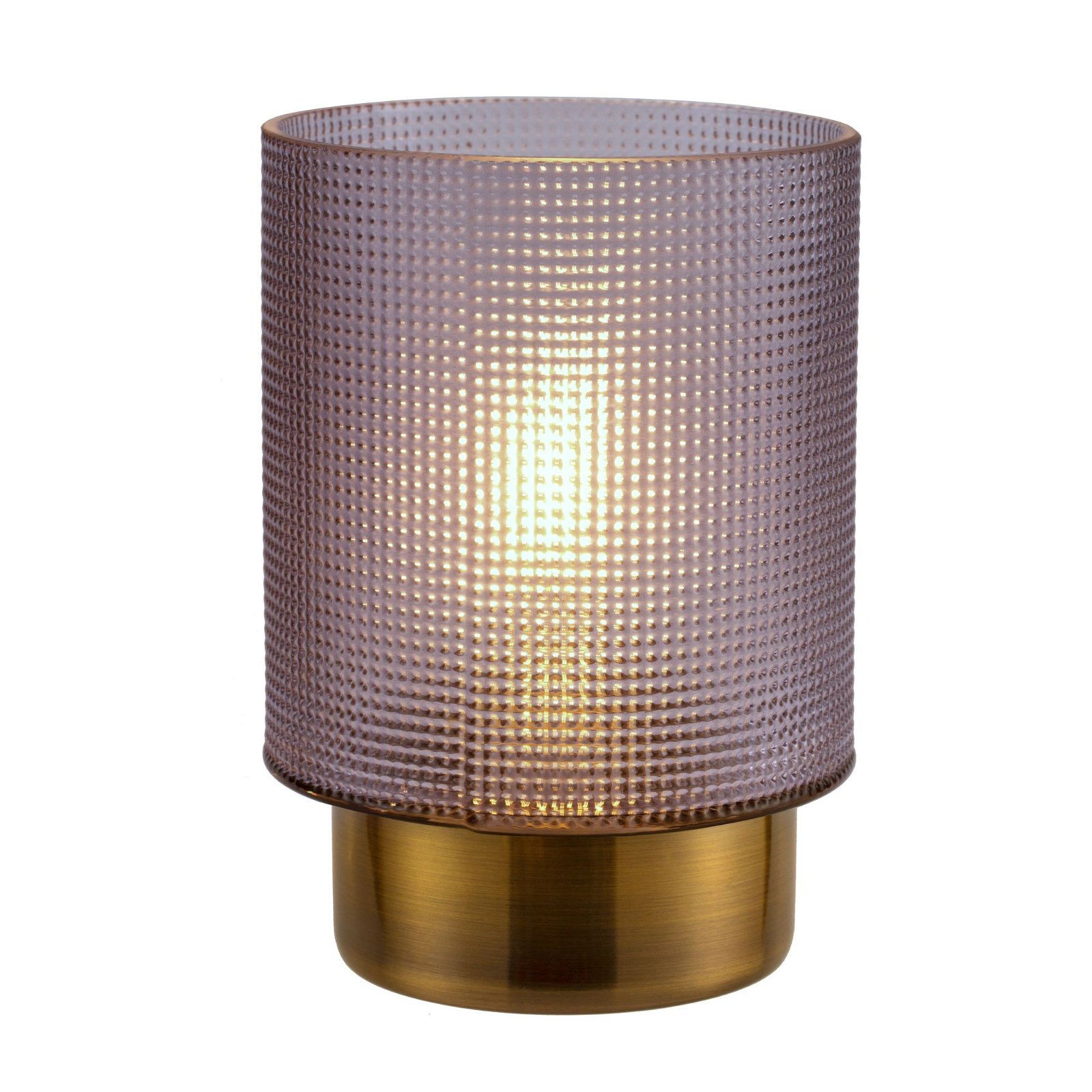 Pauleen Table luminaire Pure Glamour E27 2700K 30lm 0,8W Smoke glass/Brass