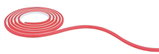 Rotes LED-Lichtband aus flexiblem Material, ideal für dekorative Beleuchtung und Akzente.
