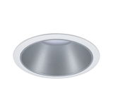 Ronde inbouwspot van aluminium in wit en grijs voor moderne LED-plafondverlichting