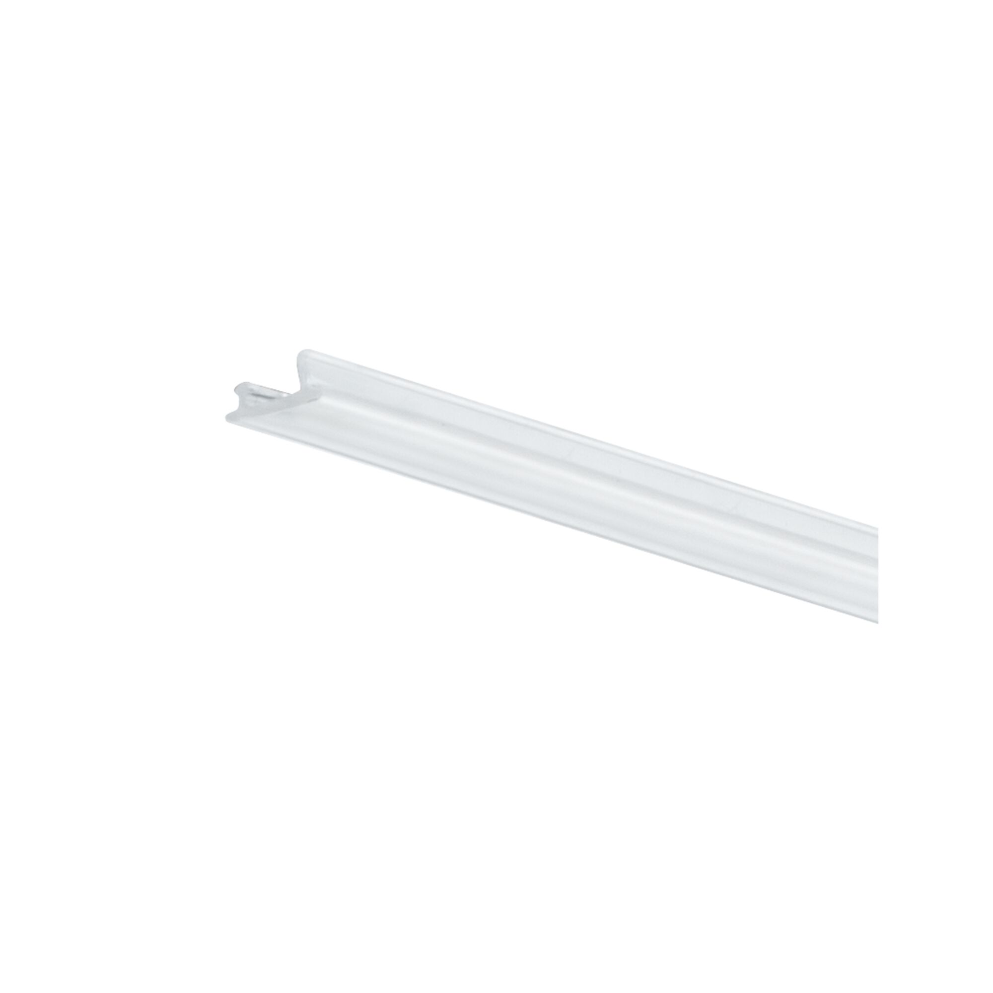 Clear plastic cover for LED light strips, transparent and protective for lighting systems