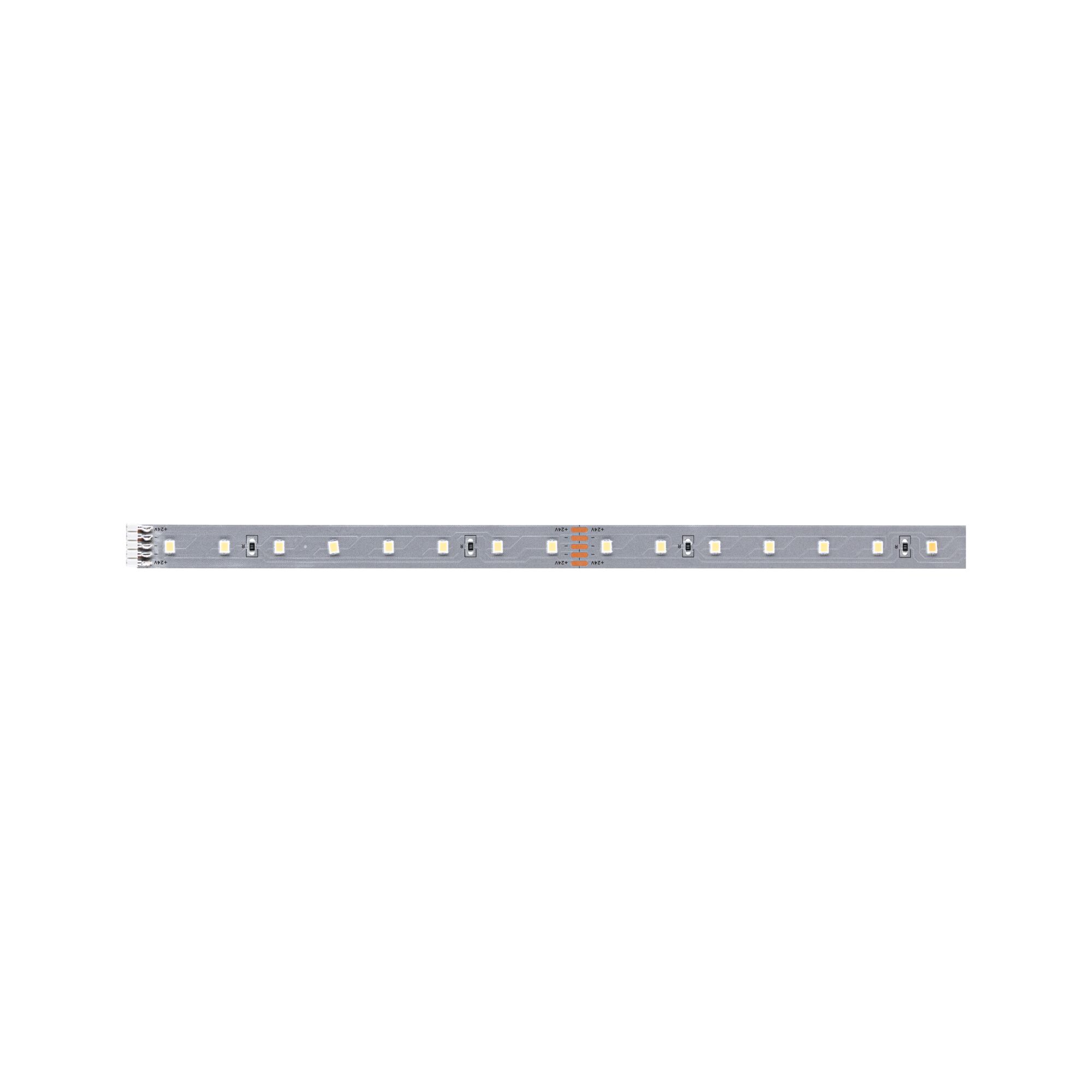 Flexible grey LED strip with white LEDs for versatile modern lighting applications