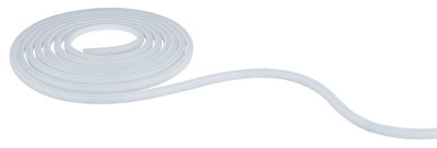 White flexible LED light strip made of plastic, perfect for modern lighting solutions.