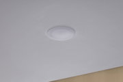 Plafonnier LED encastré rond blanc en plastique pour éclairage économique et moderne