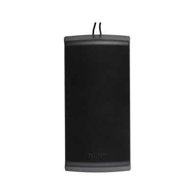 Black plastic rectangular housing with cable, electronic enclosure for LED control systems