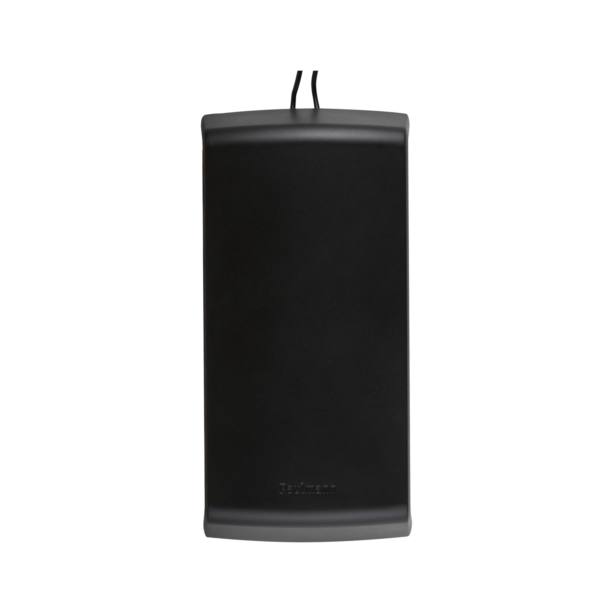 Black plastic rectangular housing with cable, electronic enclosure for LED control systems