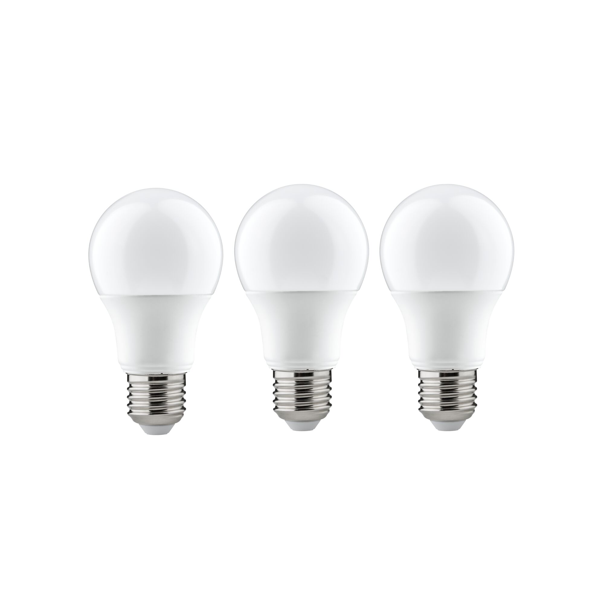 230 V Standard LED Pear E27 3 pack 3x470lm 3x6,5W 2700K Opal