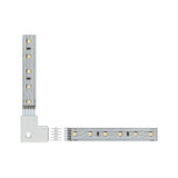 Bande LED avec connecteur en L en plastique blanc pour solutions d'éclairage intérieur flexibles